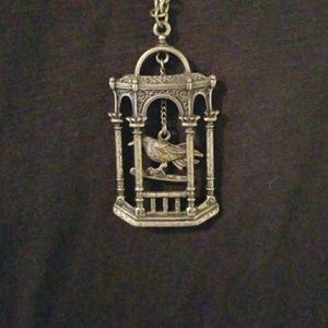 Bird cage necklace